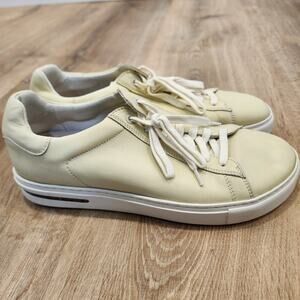 BIRKENSTOCK BEND LOW LEATHER WOMEN’S EU 40 US 9 BUTTER SNEAKER